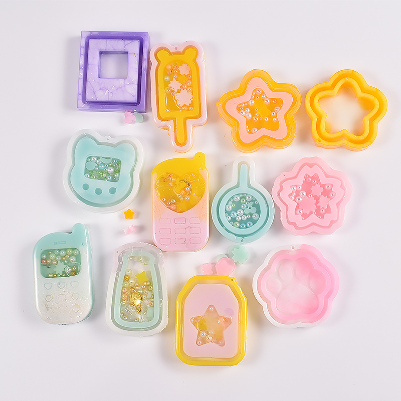 Bộ khuôn đổ nhựa làm đồ trang  - đánh giá và giá Resin Art Equipment
