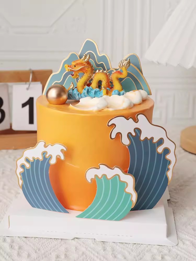 Chinese Style Happy Cake Toppe - đánh giá và giá Resin Art Alphabet