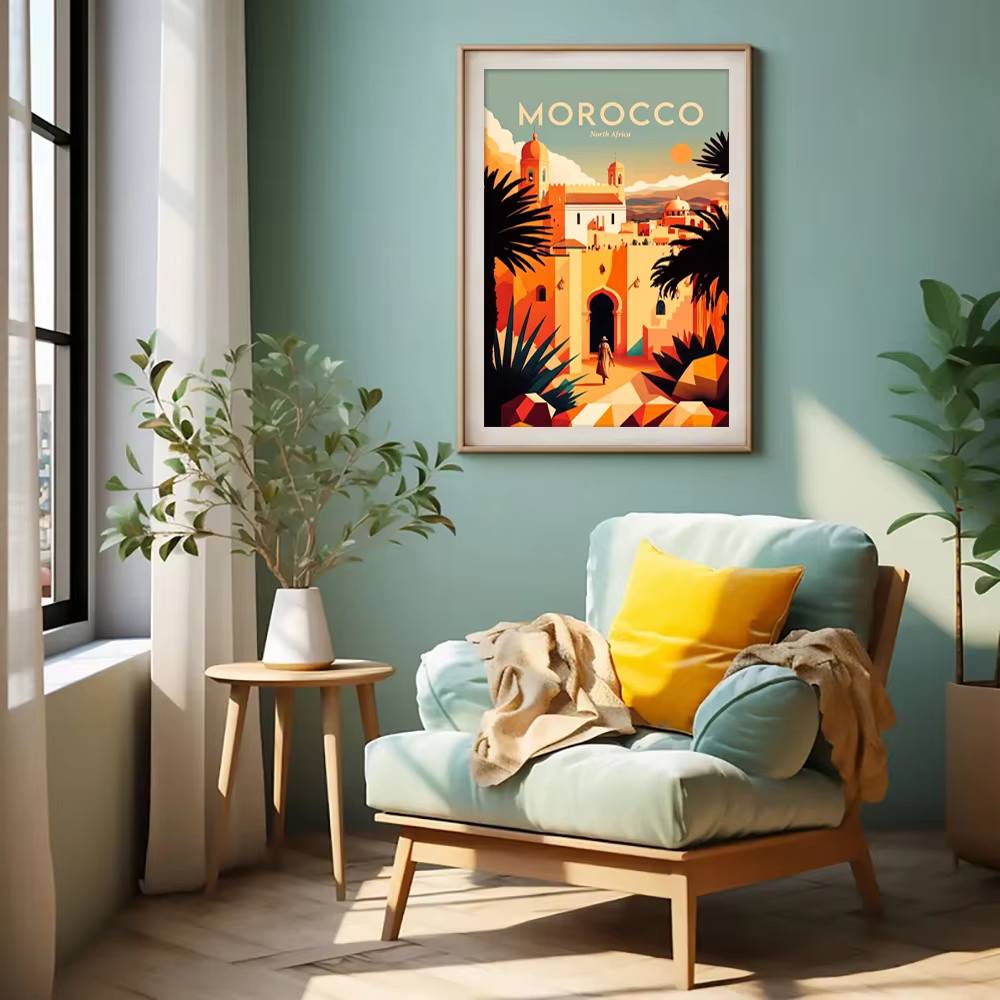 Retro Crane Bird Wall Art Prin - đánh giá và giá Resin Art Wallpaper