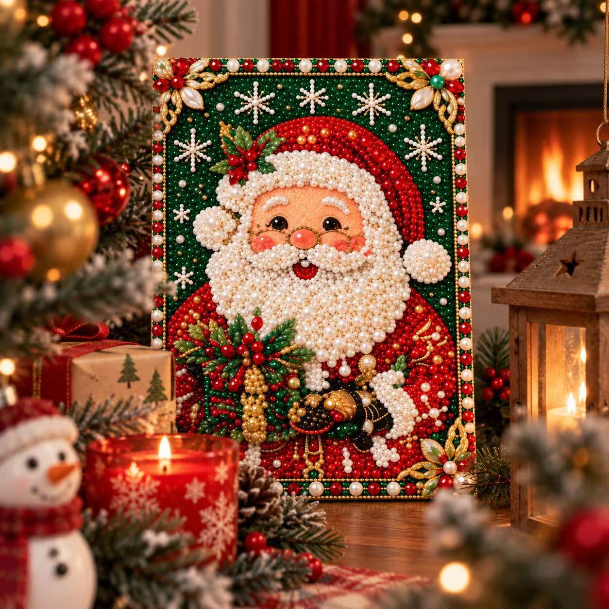 Christmas DIY Pearl Painting K - đánh giá và giá Resin Art Work