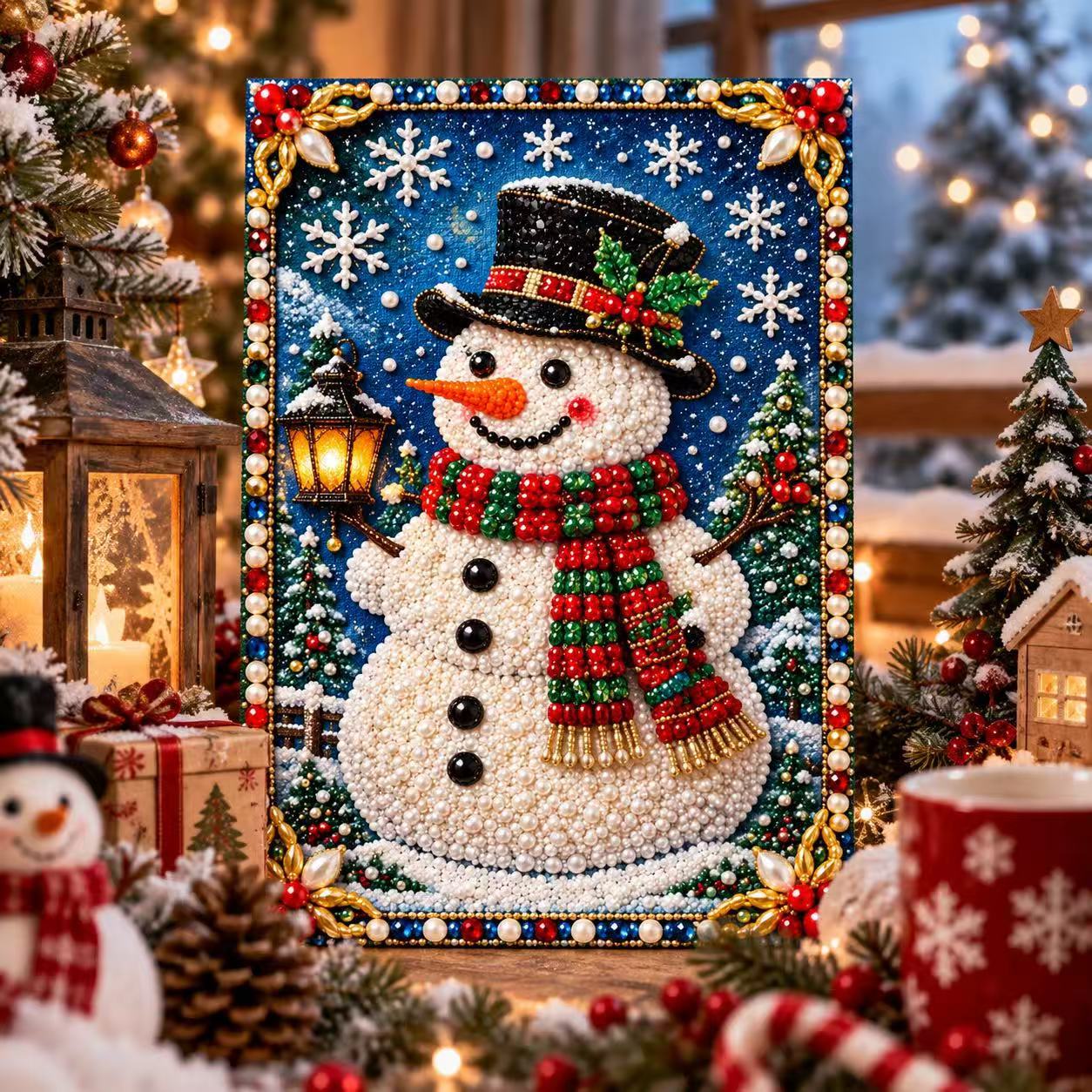 Christmas DIY Pearl Painting K - đánh giá và giá Resin Art Work