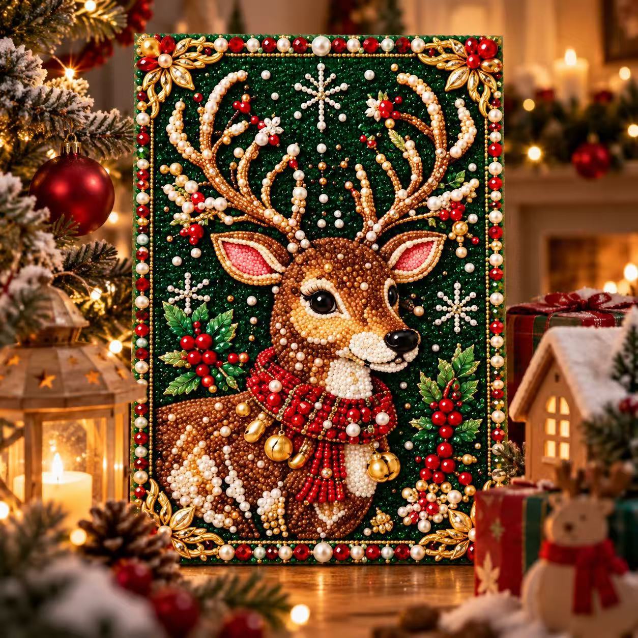 Christmas DIY Pearl Painting K - đánh giá và giá Resin Art Work
