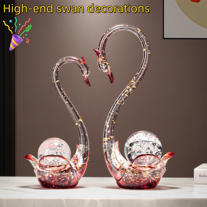 Luxury Resin Swan Figurine Cou - đánh giá và giá Resin Art Wedding Gift