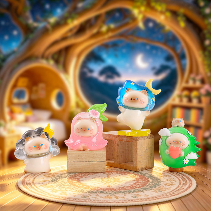 Cute Cat Weather Roaming littl - đánh giá và giá Resin Art Case